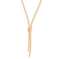 Collier Marcello Pane Femme Cashmere in Argent Zircone CLCE 025